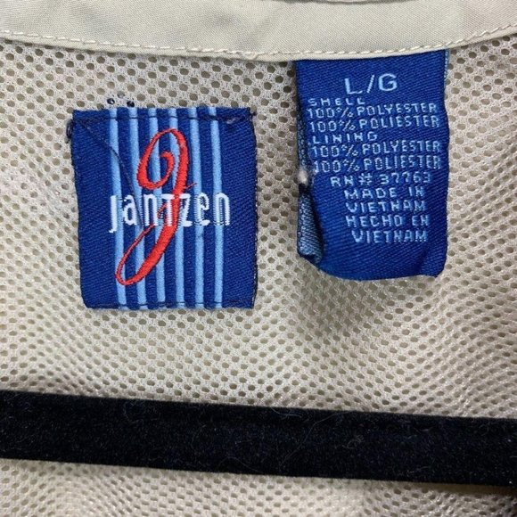 Jantzen Pullover Windbreaker Quarter Zip Mesh Line - Picture 7 of 11